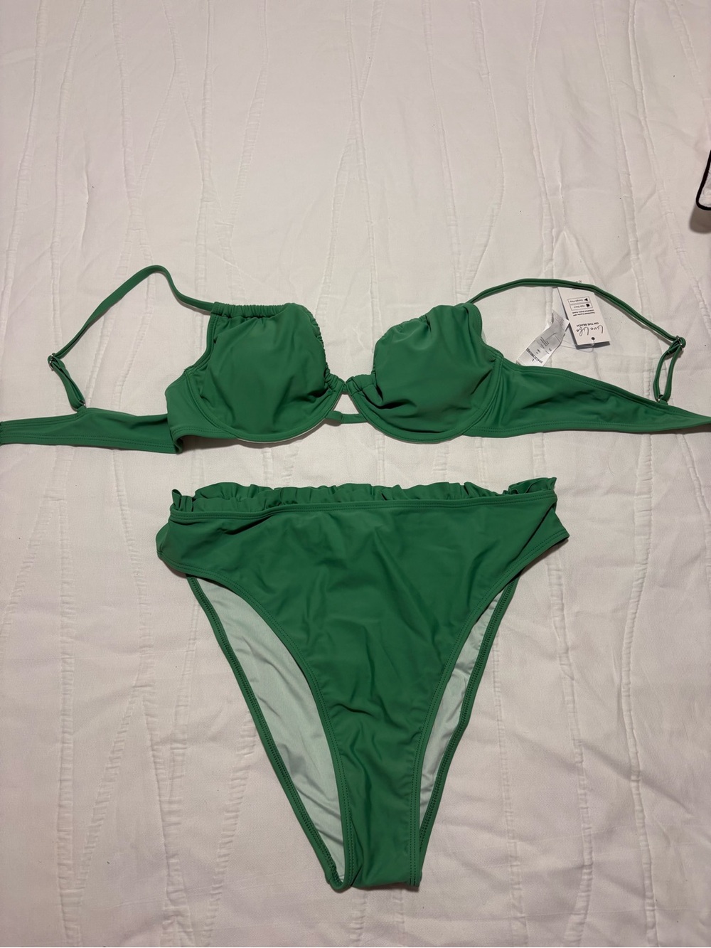 Green Women's Two-Piece Bikini Set
